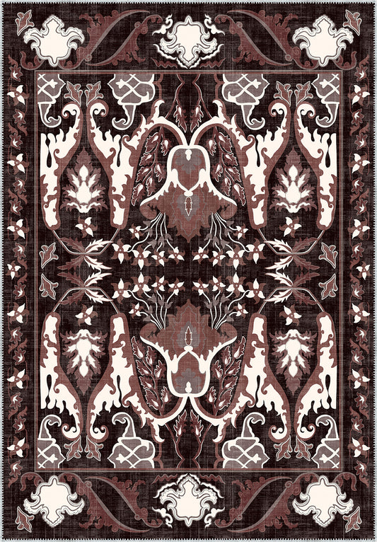 Henry Burgundy Vintage Rug