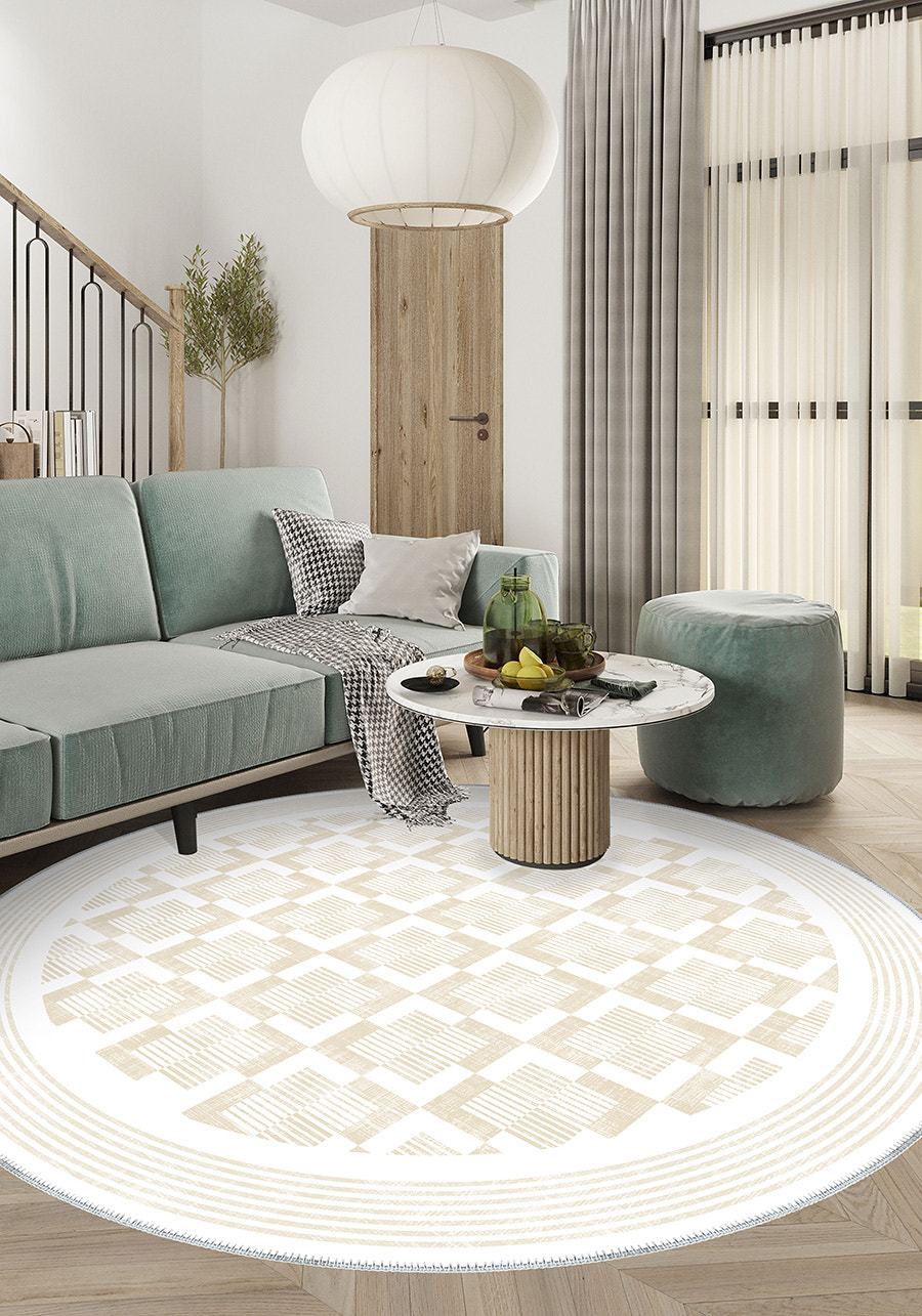 Berylle Cream Striped Rug