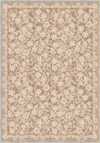 Minora Light Brown Washable Rug
