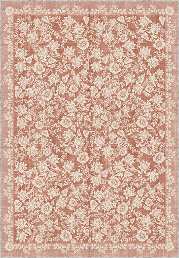 Minora Washable Floral Rug