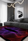 Optio Purple Op Art Rug