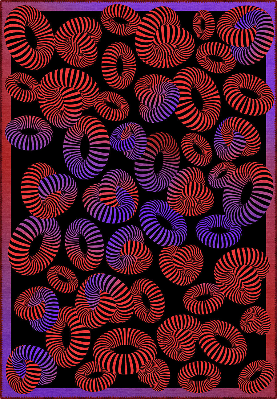 Lorelai Colourful 3D Rug