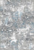 Matthew Grey Blue Abstract Rug