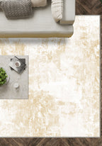 Matthew Cream Abstract Rug