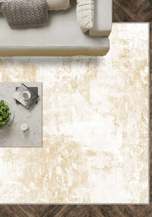 Matthew Cream Abstract Rug