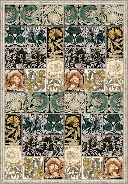 Nerida Colourful Art Deco Rug