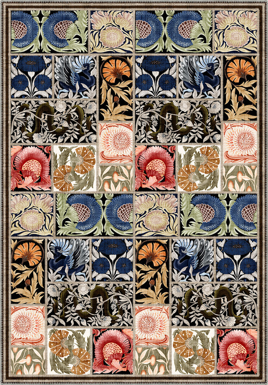 Nerida Colourful Patchwork Rug