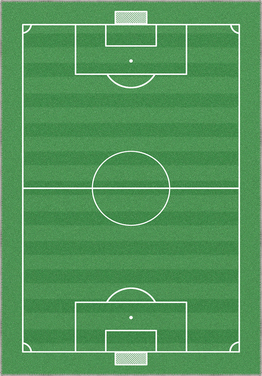 Striker Green Football Rug
