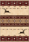 Wildwood Reindeer Rustic Rug