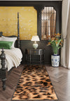 Zarela Leopard Faux Fur Rug