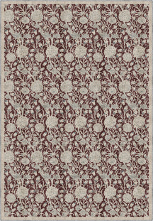Thalassa Burgundy Vintage Rug