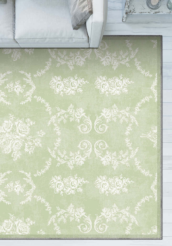 Colette Sage Green Farmhouse Rug
