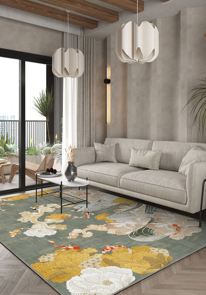 Kate Conte Château Nuages Pastel Toile de fond conçue par Mini MakeBelieve