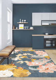 Suki Floral Koi Rug