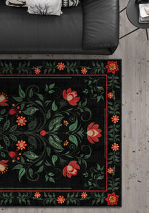 Amara Black Anatolian Rug