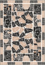 Calanthe Black and White Washable Rug