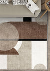 Geometric rug for living room.