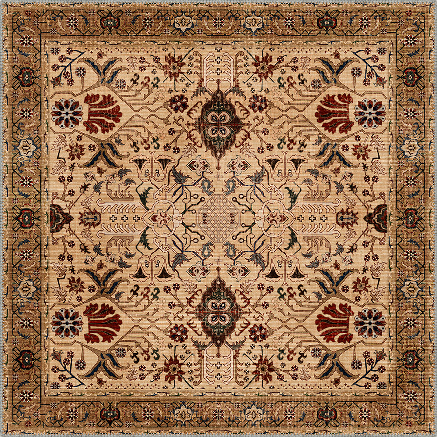 Kairo Warm Beige Persian Rug