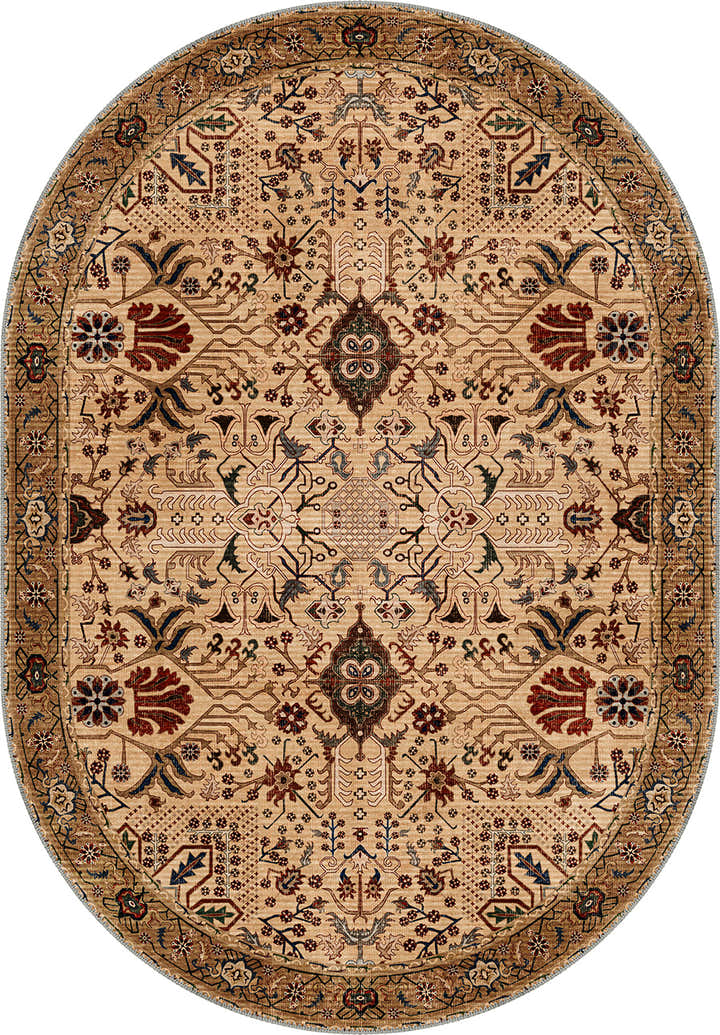 Kairo Warm Beige Persian Rug