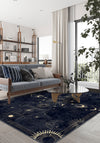 Noctara Navy Celestial Rug