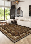 Farid Brown Isfahan Rug