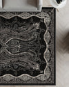 Farid Black Isfahan Rug