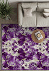 Elaris Purple Ikat Rug