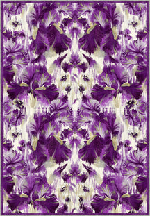 Elaris Purple Ikat Rug