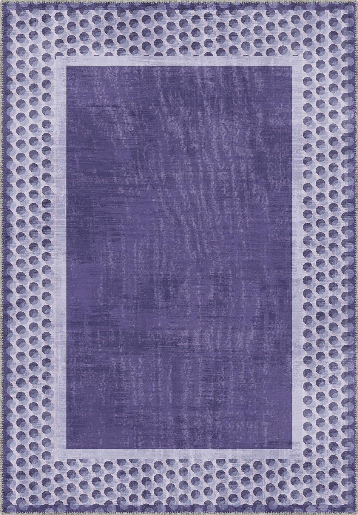 Perrin Lavender Polka Dot Rug