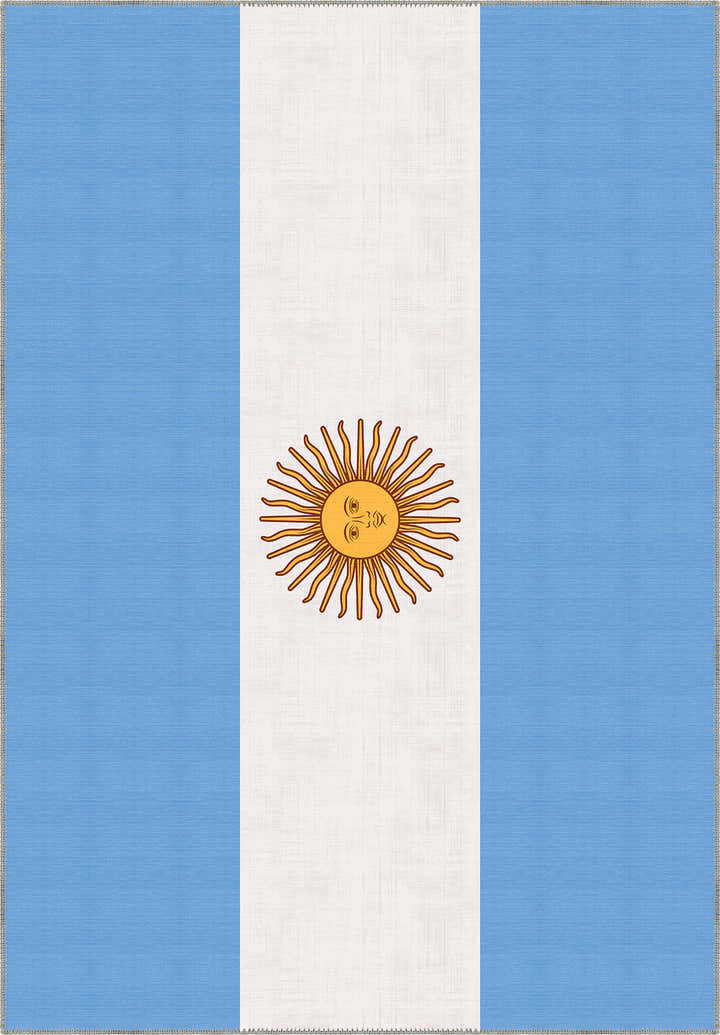 Solara Argentina Flag Rug
