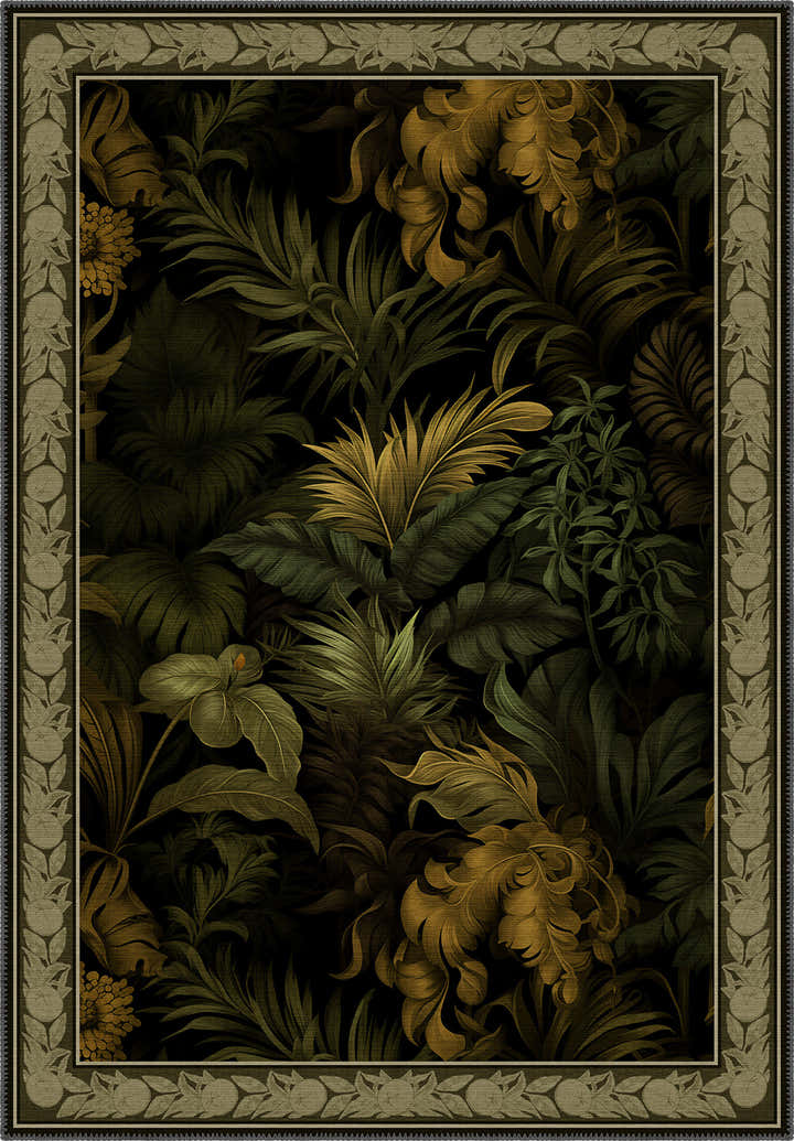 Alaric Floral Green Rug