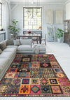 Cassian Boho Patchwork Rug