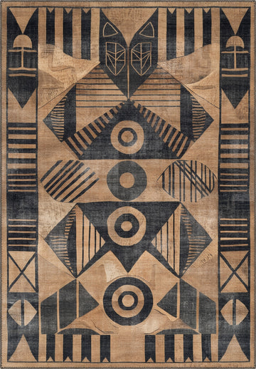 Ignatius Aztec Brown Rug