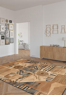 Zara Aztec Brown Rug