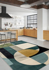 Daryn Geometric Washable Rug