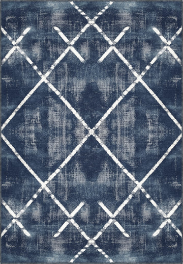 Margot Washable Blue Rug