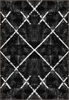 Margot Washable Black and White Rug