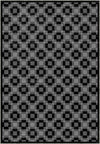 Hesper Black and White Checkered Rug