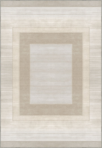 Mila Bordered Cream Rug