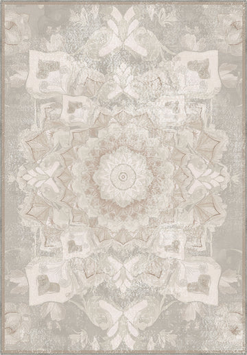 Samuel Cream Medallion Rug