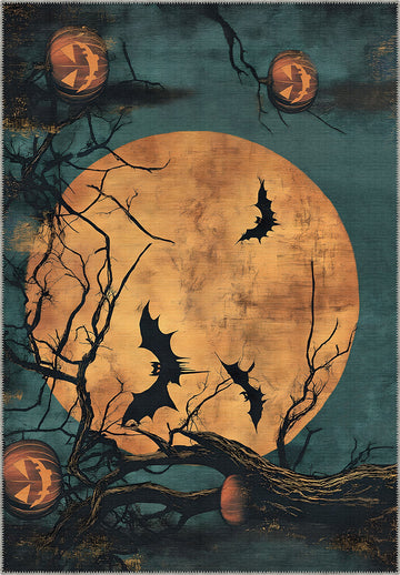 Lunaria Halloween Rug