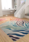 Ivy Colourful Animal Print Kids Rug