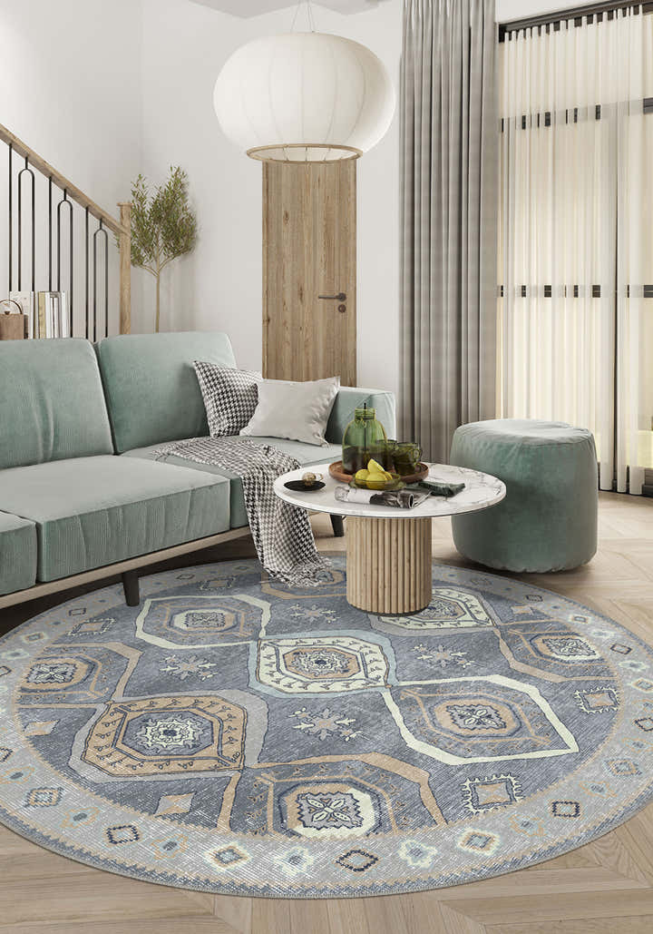 Qashqai Gray Nomadic Rug