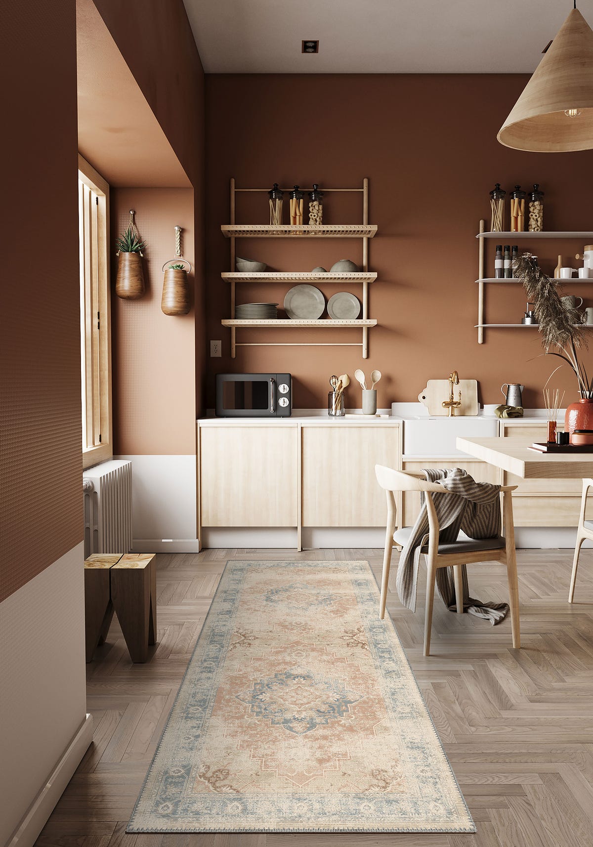 Selmira Blush Vintage Rug