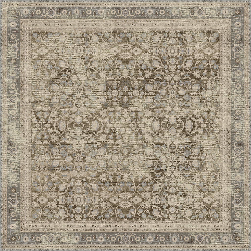 Sara Taupe Farmhouse Rug