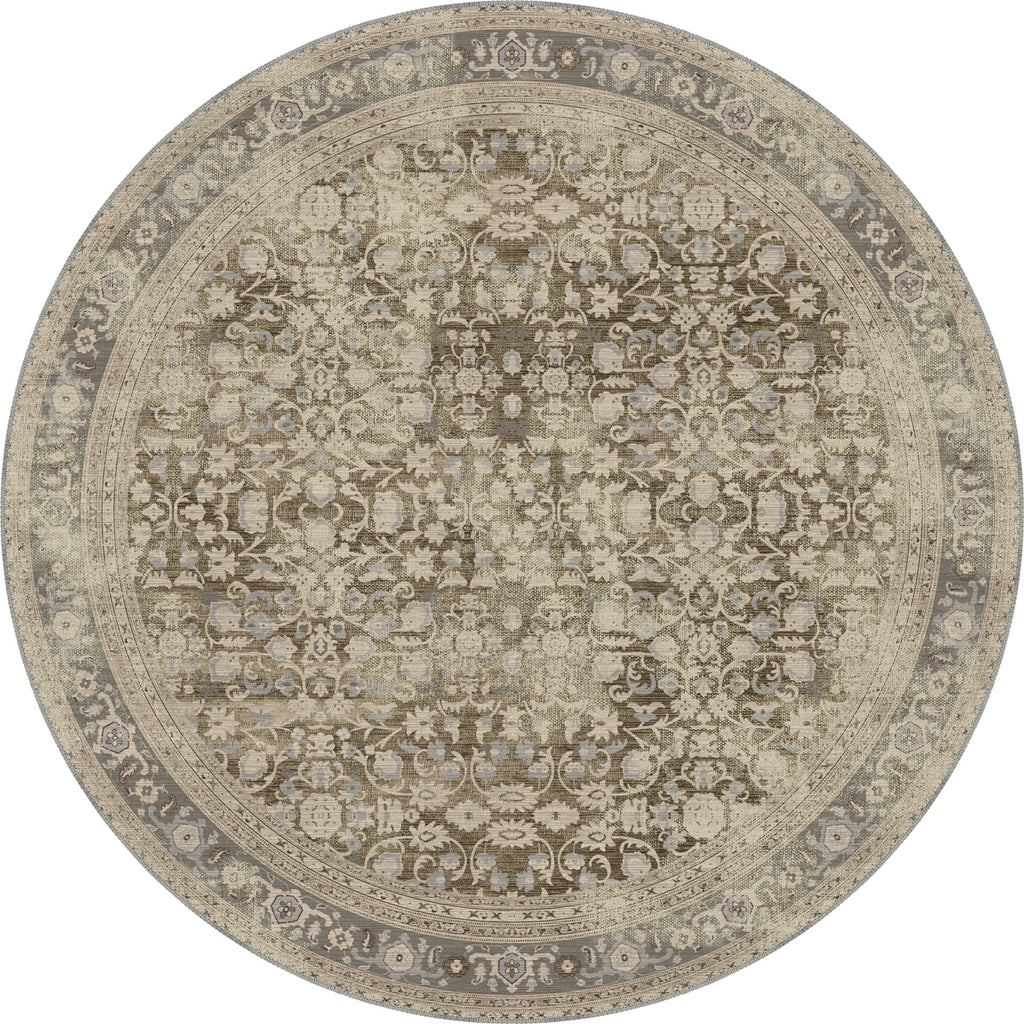 Sara Taupe Farmhouse Rug