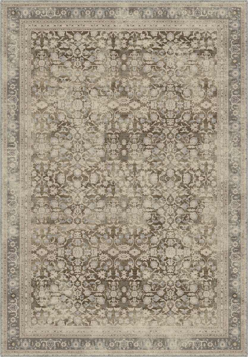 Sara Taupe Farmhouse Rug | Rugette Vintage Rug