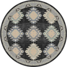 Taos Charcoal Navajo Inspired Rug