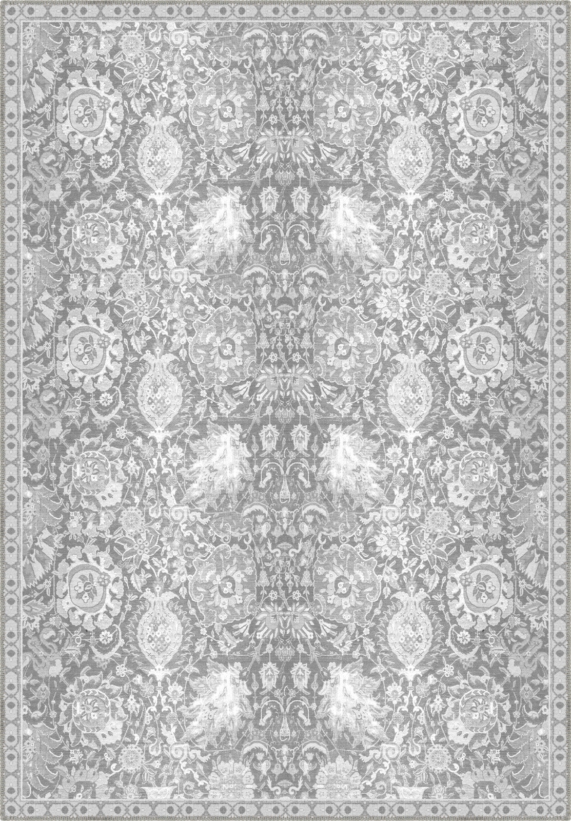 Artemis Vintage Grey Rug | Rugette