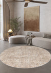 Gaia Washable Beige Rug